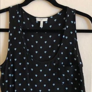 Joie Silk black tank with pocket